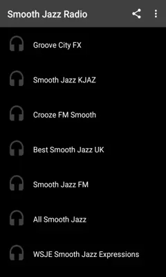 Smooth Jazz Radio android App screenshot 1